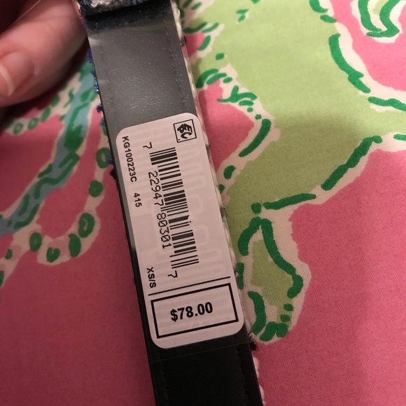 Kurt Geiger Tweed Evil Eye Buckle Belt size xs/s BNWT - Picture 3 of 6